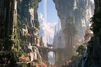 create 2d environment concept art, design, illustration