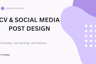 design a professional CV resume in canva