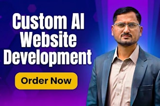 build a custom ai website and integrate ai features