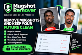 remove mugshot from online search results and websites