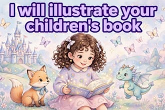 write personalized kids storybook with illustrations for KDP