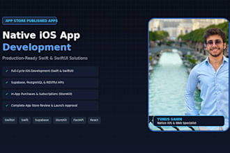develop native ios app using swift and swiftui