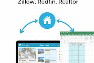 scrape real estate data from zillow, redfin, realtor