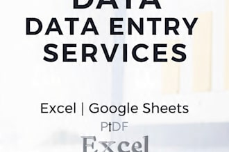 do accurate data entry, excel and google sheets work