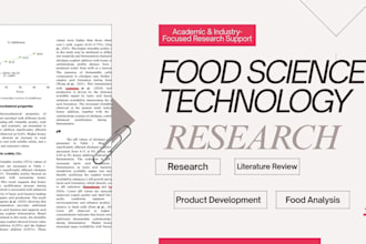 do food science and food technology research