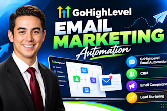 setup gohighlevel email automation, CRM, email campaigns, lead nurturing