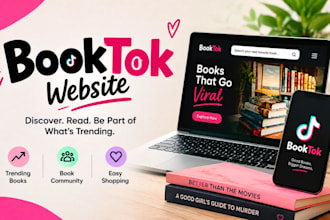 do booktok website, author website, book marketing, self published author