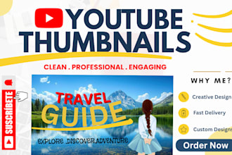 design stunning youtube thumbnails for your videos