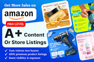 design amazon a plus content and listing images