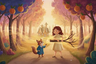 do children picture book illustration, childrens book illustration