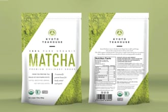 do coffee packaging, coffee bag, tea packaging, label design