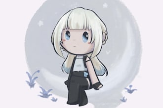do chibi drawings commission
