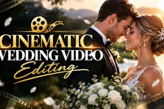 cinematic wedding video editing