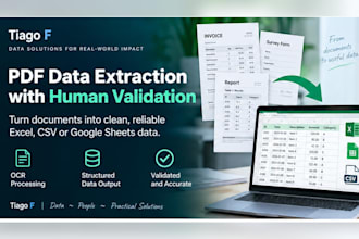 extract and validate PDF data to excel or CSV using ocr