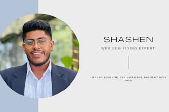 fix HTML, CSS, javascript and react bugs