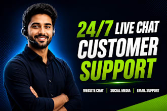 be your professional live chat support agent with fast response time