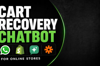 build an ai abandoned cart recovery chatbot for whatsapp email and site popups