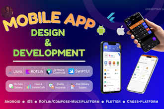 develop cross platform mobile apps using kmp or flutter