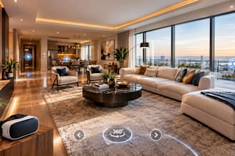 create 360 VR home tours and virtual staging for airbnb and real estate