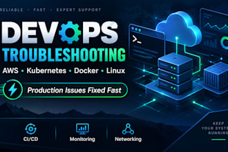 troubleshoot kubernetes, docker, AWS and linux devops issues