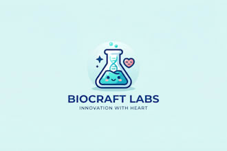 design a modern and professional laboratory logo