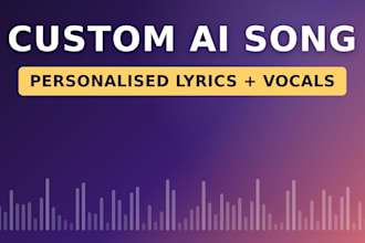 create a custom ai song with personalized lyrics and vocals for any occasion