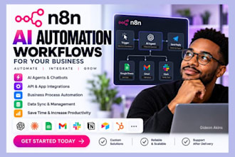 build n8n ai automation, ai agents and workflow automation