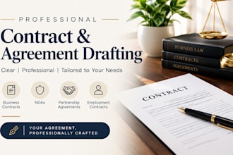 draft professional business contracts and agreements