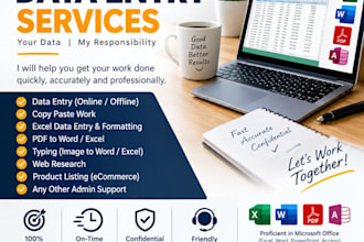 data entry services for accurate and fast work