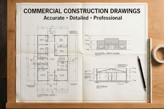create professional commercial construction drawings