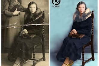 do photo restoration with your old photos