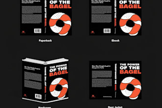 make book cover, paperback, ebook hardcover and dust jacket