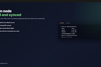 install and sync your crypto coin node on a vps server