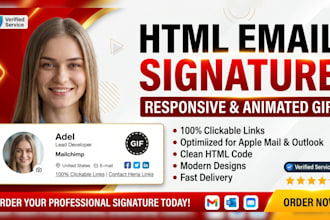 create apple mail html outlook signature responsive email signature animated gif