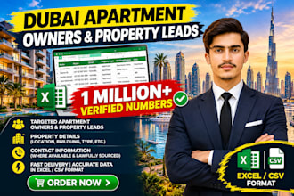 provide targeted dubai real estate leads,property owner data