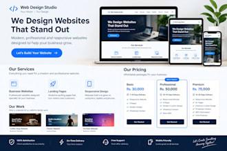 develop website also for small bussiness