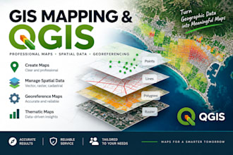 create gis maps and georeference spatial data in qgis