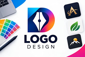 create a clean minimalist logo for your brand