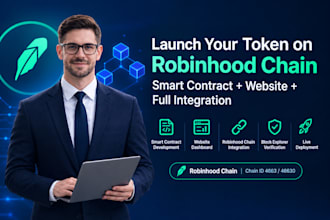 build dapp on robinhood blockchain