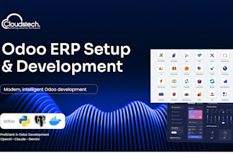 be your odoo developer for odoo website, odoo ecommerce, odoo erp customization
