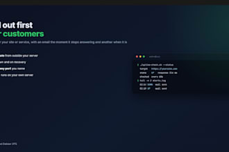 set up server monitoring and auto restart for your services