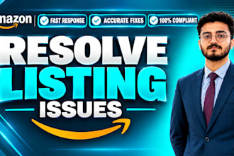 fix amazon listing issues, violations, errors and account health issues