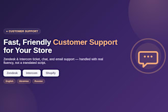provide zendesk and intercom customer support for your ecommerce store