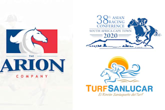 design horse racing, equestrian, equine horse business logo