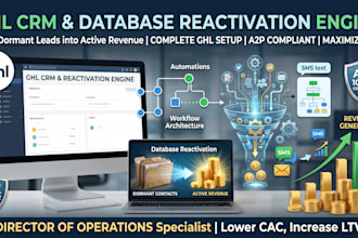 build CRM automations and run database reactivation in ghl