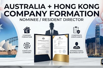 register australia or hong kong company with nominee resident director