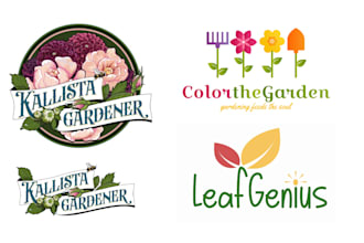 design lawncare landscape garden mowing farm irrigation agriculture logo