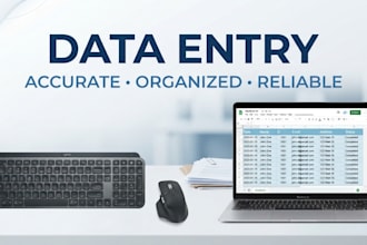 do accurate data entry and data processing