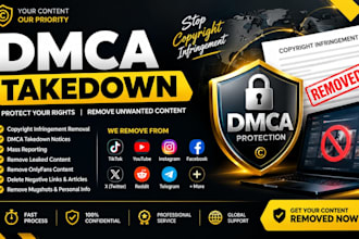 send dmca takedown notice to remove infringing copyright and report google