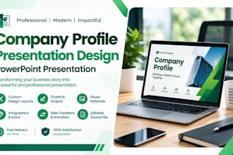 company profile presentation design powerpoint presentation write pitch deck